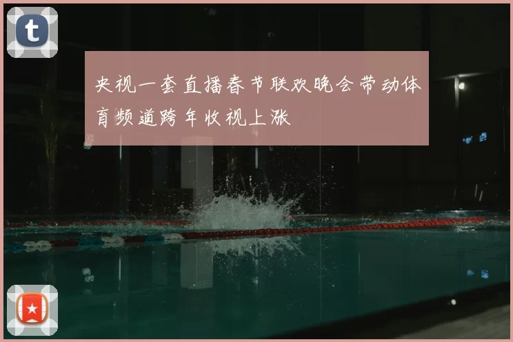 央视一套直播春节联欢晚会带动体育频道跨年收视上涨
